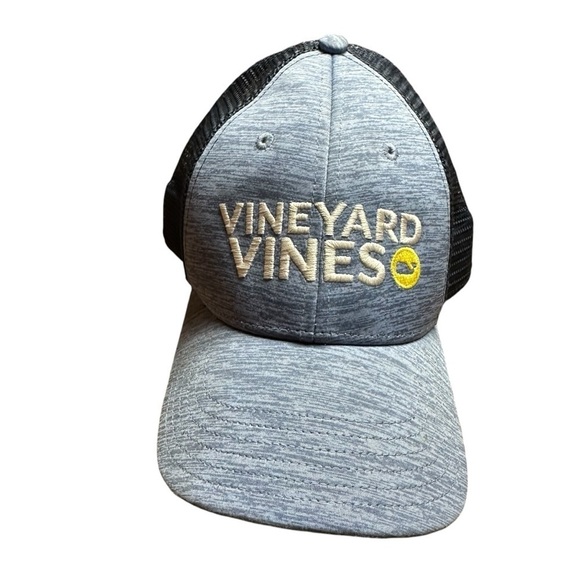 Vineyard Vines Heather Blue Baseball Cap Trucker Hat - Picture 1 of 10